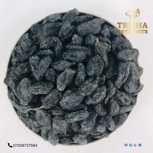 KISMIS BLACK WITH SEED (BIG) - TRISHA DRYFRUITS™